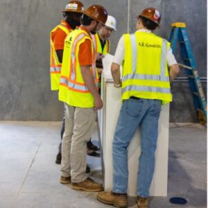 Team working together on site